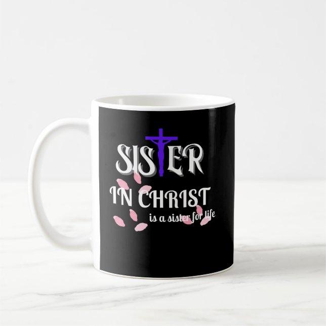 Taza De Café Hermana en Cristo (Izquierda)