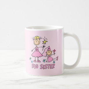 Taza De Café Hermana grande de princesa Duo del palillo