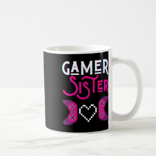 Taza De Café Hermana Juega Video Game Funny Sisters Gaming Sis