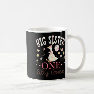 Taza De Café Hermana Mayor del Cumpleaños de Un Ganso Tonto 1