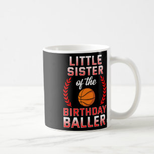 Taza De Café Hermana Pequeña Del Nacimiento Bysketbyll Bday