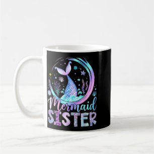 Taza De Café Hermana Sirena Divertida Cumpleaños Chica Fiesta F
