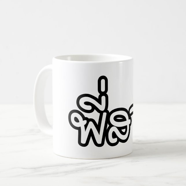 Taza De Café Hermana tailandesa - พี่ ส ว/Phi Sao - Idioma tail (Anverso izquierdo)