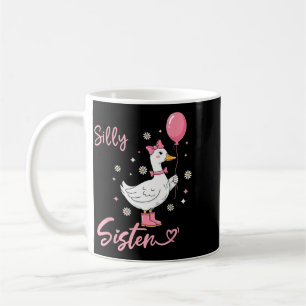 Taza De Café Hermana Tonta Gansa Linda Hermana Familiar a Juego