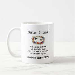 Taza De Café Hermana Totalmente Personalizado En Derecho Primo