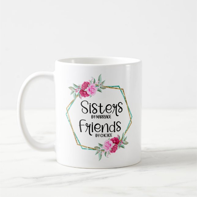 Taza De Café Hermanas De Amigos Matrimoniales Por Elección Café (Izquierda)