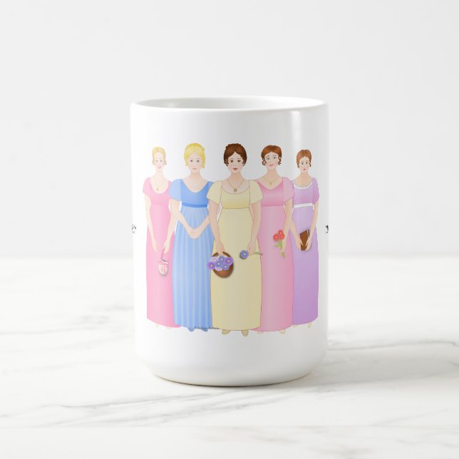 Taza De Café Hermanas de la era de la regencia de personalizabl (Centro)