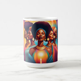 Taza De Café Hermanas del Sol: Poder, unidad y luz