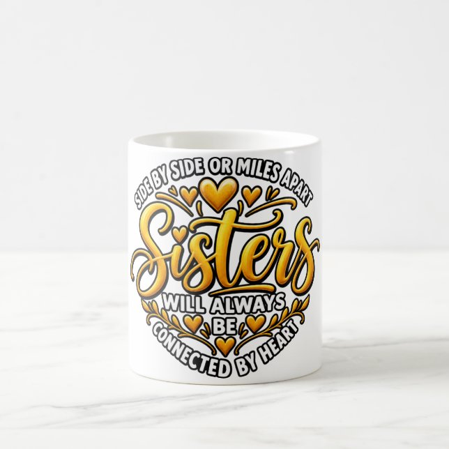 Taza De Café Hermanas para siempre 💕 (Centro)