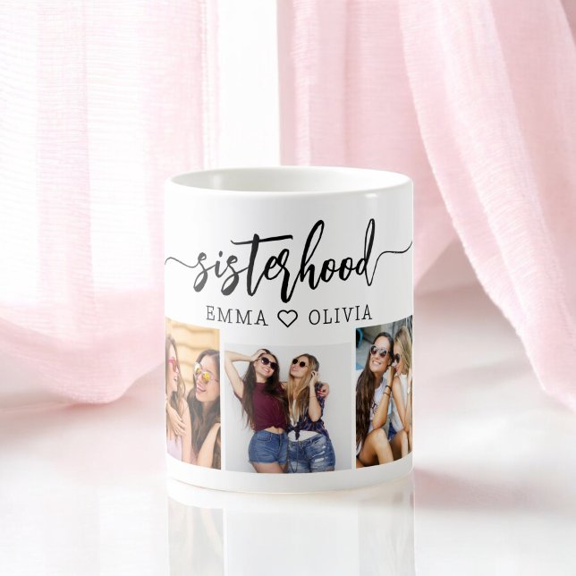 Taza De Café Hermandad Hermanas 3 Collage de fotos Keepsake (Subido por el creador)