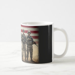 Taza De Café Hermandad Militar Patriótica Hermanos Veteranos