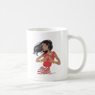 Taza De Café Hermandad roja y blanca