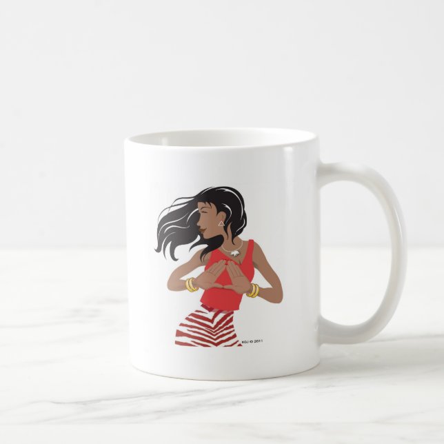 Taza De Café Hermandad roja y blanca (Derecha)