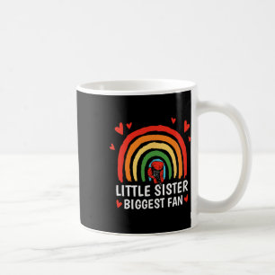 Taza De Café Hermanita fan más grande, niña boxeadora hermana m