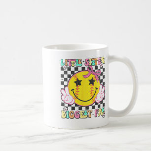 Taza De Café Hermanita fan más grande Retro Softll hermana niña