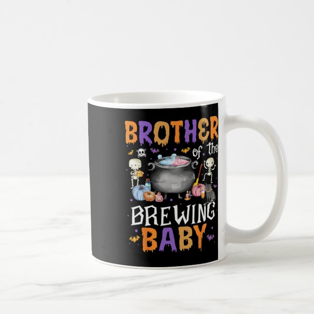 Taza De Café Hermano De Halloween Hombres Mujeres Niñas (Derecha)