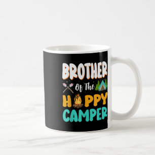 Taza De Café Hermano de la familia Happy Camper cumpleaños de c