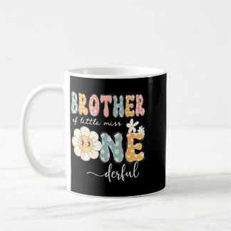 Taza De Café Hermano de Pequeño Maravilloso 1er Cumpleaños Dais