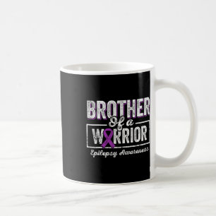 Taza De Café Hermano De Un Guerrero Epilepsia Hermano Púrpura R