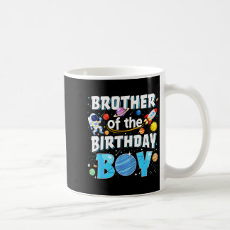 Taza De Café Hermano Del Cumpleaños Niño Astronauta Espacio
