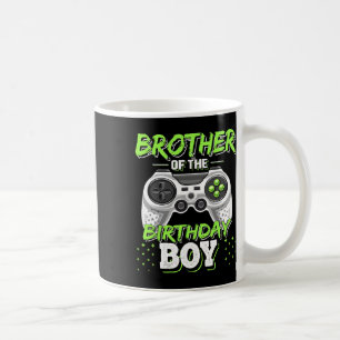 Taza De Café Hermano Del Niño Cumpleañero Juego De Video Coinci
