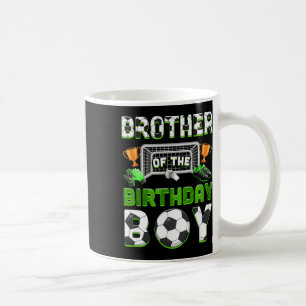 Taza De Café Hermano Del Niño De Cumpleaños Familia De Fútbol C