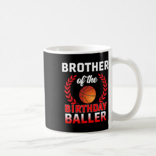 Taza De Café Hermano Del Tema Del Cumpleaños Byller Bysketbyll 