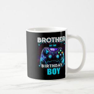 Taza De Café Hermano del video familiar a juego del cumpleañero