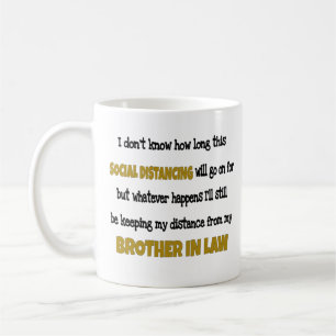 Taza De Café  Hermano en Derecho Distancia Social