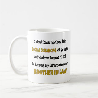 Taza De Café  Hermano en Derecho Distancia Social 