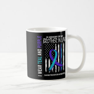 Taza De Café Hermano En Derecho Suicidio Prevención De Concienc