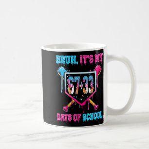 Taza De Café Hermano Es Mi Día 67 33 De Escuela Béisbol Chicos 