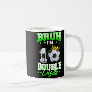 Taza De Café Hermano estoy en dobles dígitos Futbol chico de cu