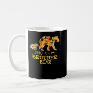 Taza De Café Hermano oso Girasol T-Shirt Padre gracioso