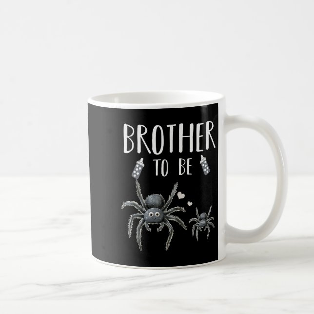 Taza De Café Hermano para ser más duro Invitación Baby Shower (Derecha)