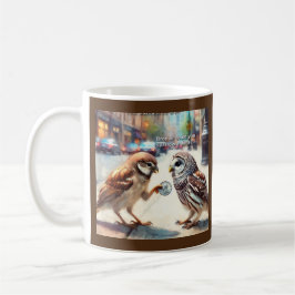 Taza De Café Hermano, ¿podrías perdonar una moneda a un gorrión