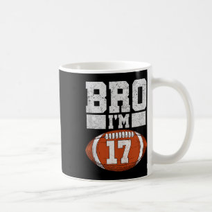 Taza De Café Hermano soy un chico de 17 años fanático del fútbo