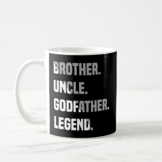 Taza De Café Hermano tío padrino Leyenda