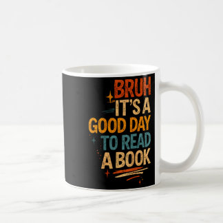 Taza De Café Hermano un buen día para leer un libro lectura gen