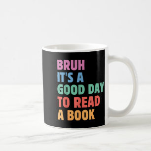 Taza De Café Hermano un buen día para leer un libro lectura gen