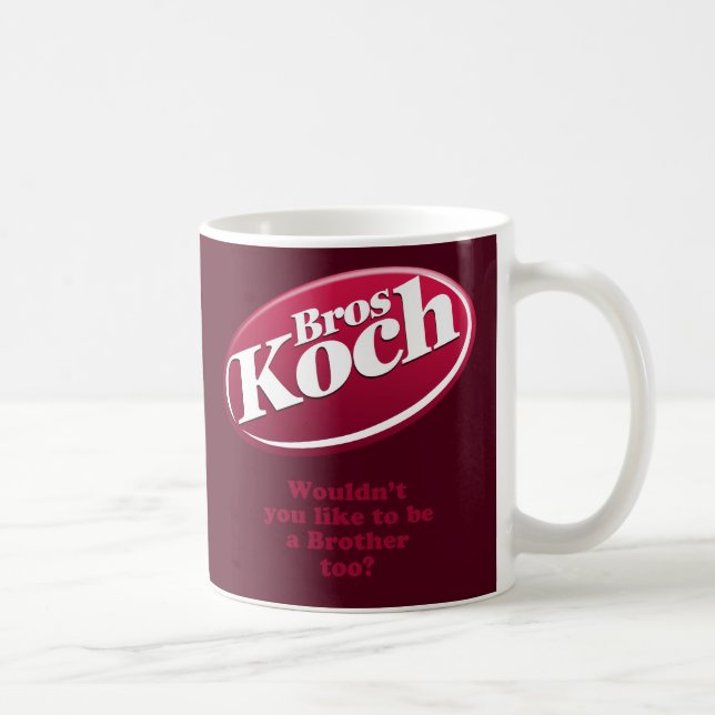 Taza De Café Hermanos de Koch (oscuros) (Derecha)