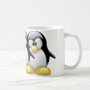 TAZA DE CAFÉ HERMANOS DE LINUX TUX