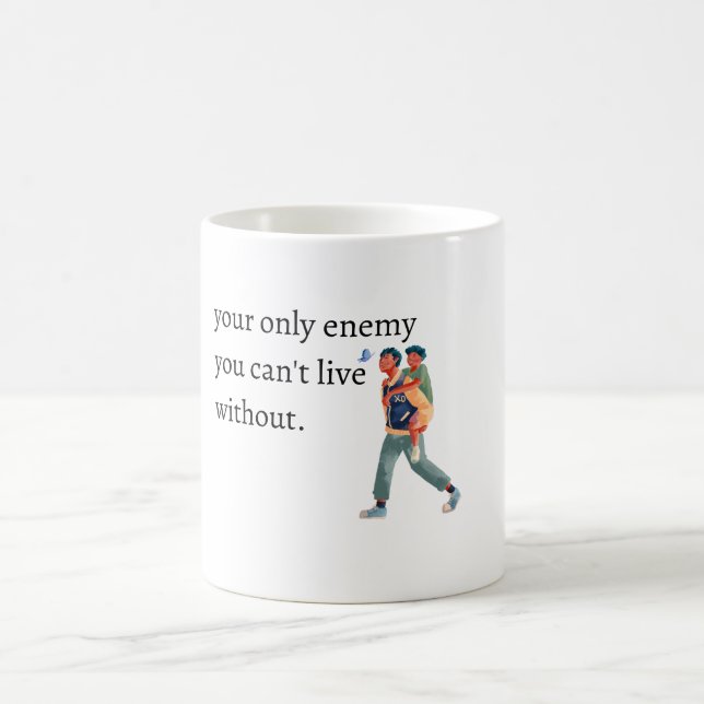 Taza De Café Hermanos del Día Nacional de los Hermanos (Centro)