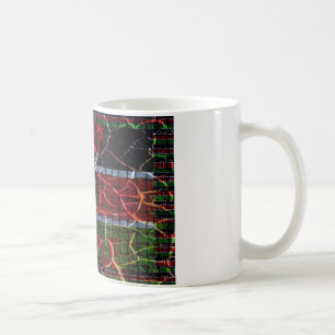 Taza De Café Hermosa bandera de Kenya contemporánea de la energ