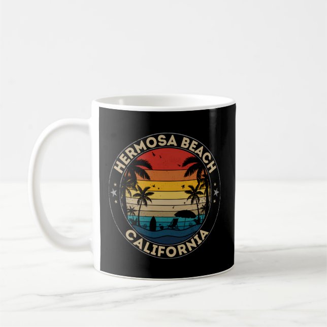 Taza De Café Hermosa Beach - California Reminder (Izquierda)