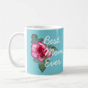 Taza De Café Hermosa Blue Mejor Mamá Jamás Mug