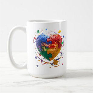Taza De Café Hermosa - Cuidada colección de conciencia de autis
