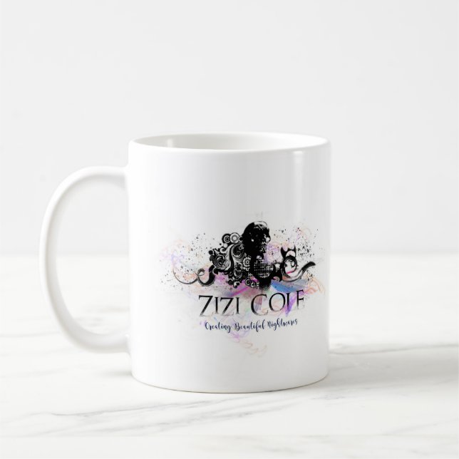 Taza de café hermosa de las pesadillas (Izquierda)