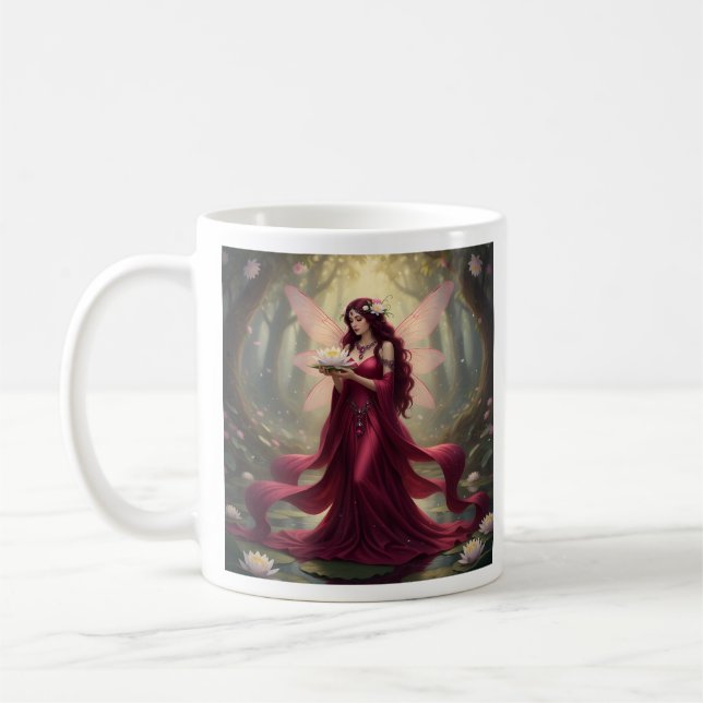 Taza De Café Hermosa Fábrica de Ruby de Julio (Izquierda)