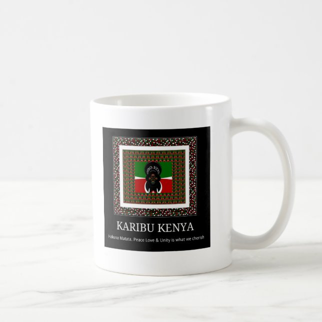 Taza De Café Hermosa Fantástica Kenia Hakuna Matata (Derecha)